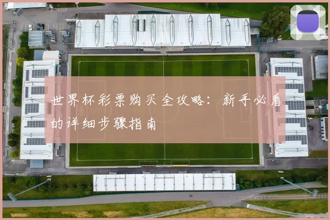 世界杯彩票购买全攻略：新手必看的详细步骤指南