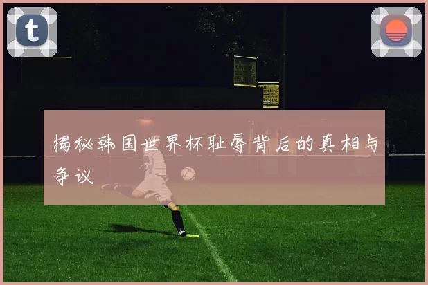 揭秘韩国世界杯耻辱背后的真相与争议
