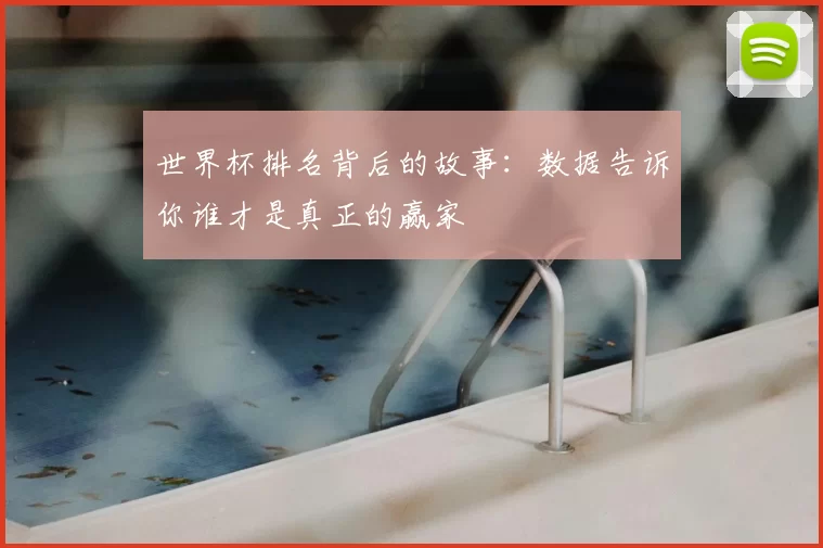 世界杯排名背后的故事：数据告诉你谁才是真正的赢家
