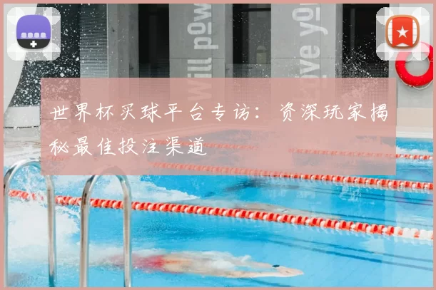世界杯买球平台专访:资深玩家揭秘最佳投注渠道