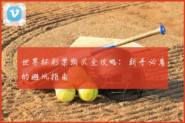 世界杯彩票购买全攻略:新手必看的避坑指南